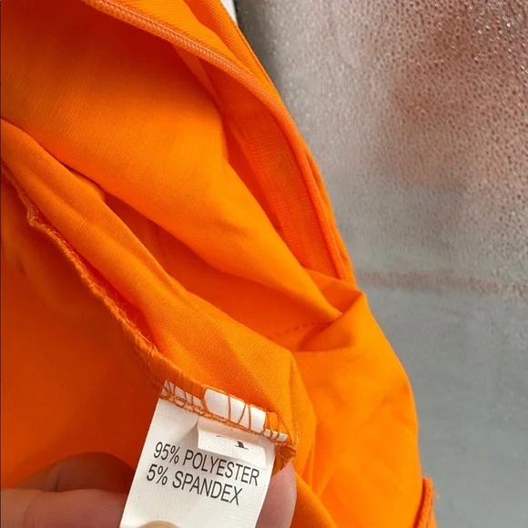 Dickies Bright Orange Short Sleeve Jumpsuit Size Large - Picture 6 of 7